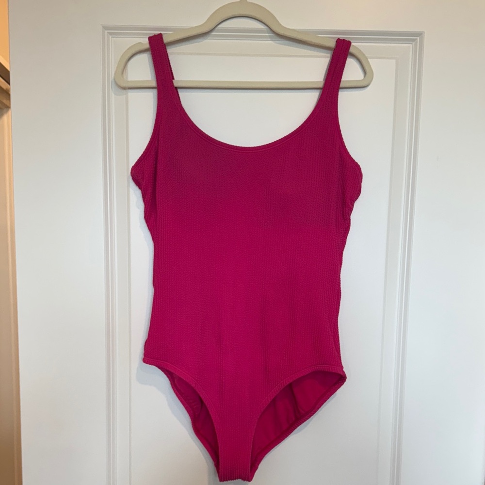 Time and Tru Hot Pink One Piece Swimsuit
